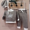 Cesar blanco conjunto bebe tierra