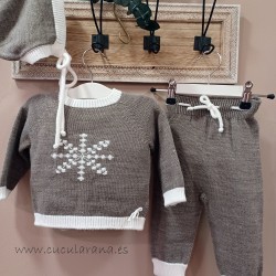 Cesar blanco conjunto bebe tierra