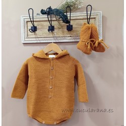 Cesar Blanco Pelele capucha...