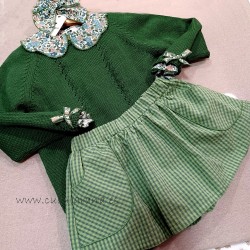 la martinica conjunto niña olivo