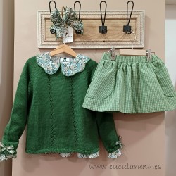 la martinica conjunto niña olivo