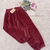 Mia y Lia pantalon ALADIN pana Granate