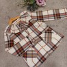 mia y lia blusa cuadros tartan