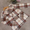 mia y lia blusa cuadros tartan