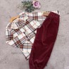 mia y lia blusa cuadros tartan