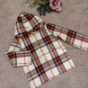 Camisa niño capucha cuadros mia y lia