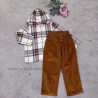 Pantalon de Pana de niño Camel
