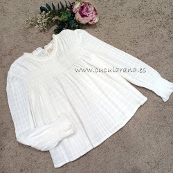 mia y lia blusa nido crudo