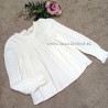 mia y lia blusa nido crudo