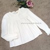 mia y lia blusa nido crudo