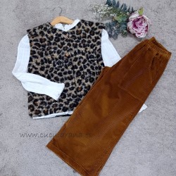 mia y lia blusa nido crudo