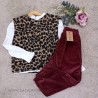 Mia y Lia Chaleco borreguito print