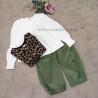 Mia y Lia Chaleco borreguito print