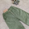 Mia y Lia pantalón de Pana Unisex verde