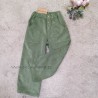 Mia y Lia pantalón de Pana Unisex verde