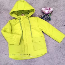 Mia y Lia anorack amarillo limon