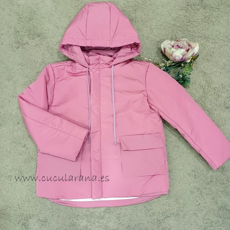 Mia y Lia anorack rosa fucsia