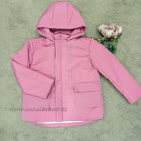 Mia y Lia anorack rosa fucsia