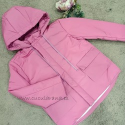 Mia y Lia anorack rosa fucsia