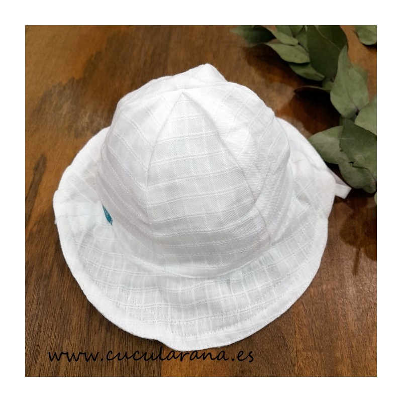 Gorrito de SOL blanco de bebe