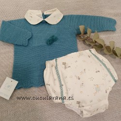 Conjunto Ranita TURQUESA...