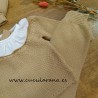 Conjunto de bebe de PRIMERA PUESTA CAMEL de CESAR BLANCO