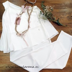 Bella bimba capa crepe crudo zaira