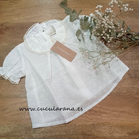 Cesar Blanco Blusa Bebe Crudo